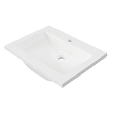 Regal Countertop with Single Integrated Basin